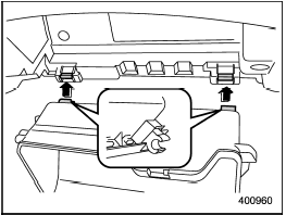 4. Reinstall the glove box, and connect