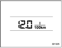 Current fuel consumption (if equipped)