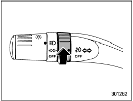 Front fog light switch (if equipped)