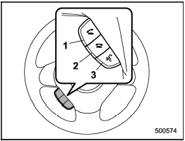 Turning on/off the Hands-free mode