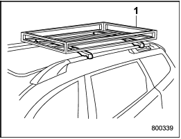 1) Roof rack