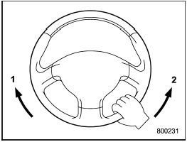 1) Left turn