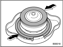 3. After refilling the reserve tank and the