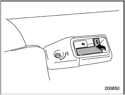 Pull the trunk lid release lever upward.