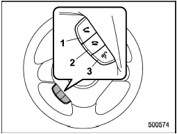 1) OFF hook switch