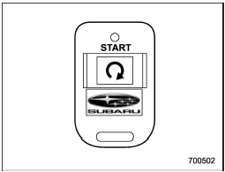 The remote engine start system is activated by pressing the  button twice within 3 seconds on your remote engine start transmitter. The system will check certain pre-conditions before starting, and if all safety parameters are correct, the engine will start within 5 seconds. While the vehicle is operating via remote engine start, the vehicles power window features will be disabled. Also, the system has a timer and will shut down after 15 minutes if you do not operate the vehicle. Press and hold the  button for 2 seconds