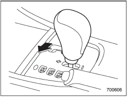 SPORT mode is used when power is needed for rapid acceleration or for uphill driving. To select this mode, move the select lever from the D position to the manual gate.