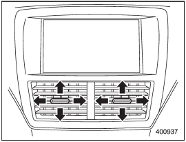 Move the tab to adjust the flow direction.