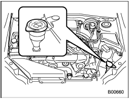 If you spray washer fluid on the windshield but the supply of washer fluid appears to diminish, check the level of washer fluid in the tank.