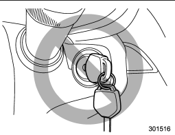 ● The key is near another key that contains an immobilizer transponder.