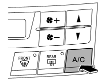 If the windshield starts to fog when the climate control system is operated in