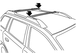 3. Install the bars into the holders.