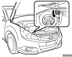 1. Turn the socket counterclockwise and pull it out.