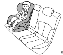 Infants and small children should always be placed in an infant or child restraint