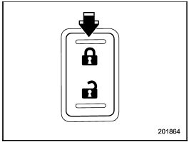 6. Push the front side (LOCK side) of