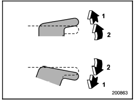 Operating the drivers window (type A)