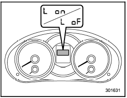 2. Press the trip knob to show