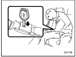 1. Insert a key or other hard pointed