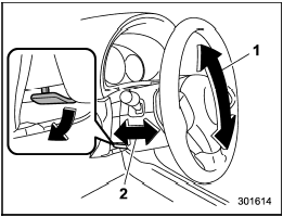 1) Tilt adjustment