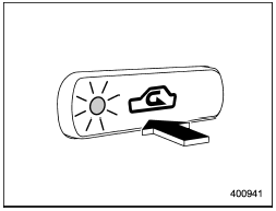 Air inlet selection button