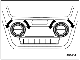 Temperature control dial