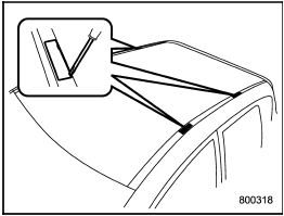 Removal and installation of the crossbars