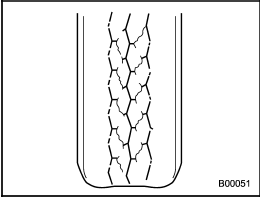 Rolling resistance is high, so fuel consumption