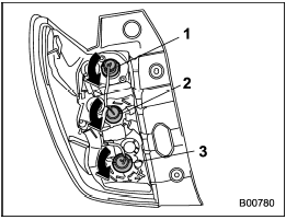 1) Brake/tail light