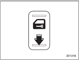 6. When you have finished entering the number, push the unlock side of the lock switch within 5 seconds.