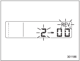 2. When the trip knob is pushed for more than 2 seconds, the thousands place flashes.