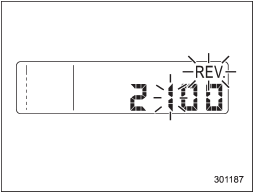 4. When the trip knob is pushed, the hundreds place flashes.