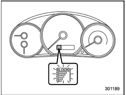 All the indicator lights will flash in the event that the drivers control center differential has a malfunction. Have the vehicle inspected by your SUBARU dealer. For details, refer to Drivers Control Center Differential (DCCD) (STI).