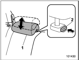 1) Head restraint