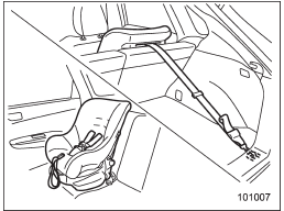 Infants and small children should always be placed in an infant or child restraint system in the rear seat while riding in the vehicle. You should use an infant or child restraint system that meets Federal Motor Vehicle Safety Standards or Canada Motor Vehicle Safety Standards, is compatible with your vehicle and is appropriate for the childs age and size. All child restraint systems are designed to be secured in vehicle seats by lap belts or the lap belt portion of a lap/shoulder belt (except those described in Installation of child restraint systems by use of lower and tether anchorages (LATCH)).