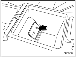 By connecting a commercial audio product to the vehicle, such as a portable audio player, you can hear its sound via the vehicles speakers.