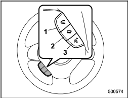 1) OFF hook switch