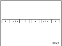 5. Press the preset button in which you want to register the phone number.