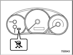 Indicator light (non-turbo models)