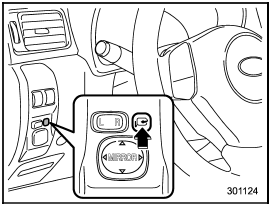 The power folding mirror switch operates only when the ignition switch is in the ON or Acc position.