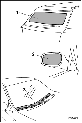 1) Rear window defogger