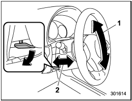 1) Tilt adjustment