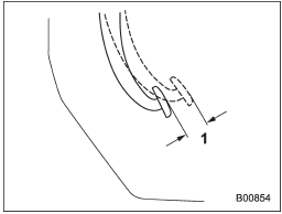 1) 0.02  0.08 in (0.5  2.0 mm)