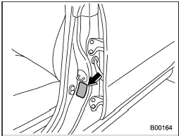 Check the tire pressures when the tires are cold. Use a pressure gauge to adjust the tire pressures to the values shown on the tire placard. The tire placard is located on the door pillar on the drivers side.