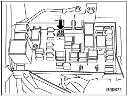 The fuse puller is stored in the main fuse box in the engine compartment.