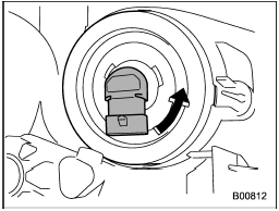 4. Remove the bulb from the headlight assembly by turning it counterclockwise.