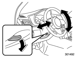 1. Adjust the seat position. Refer to Front seats F1-2.